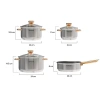 Bộ nồi kèm chảo inox 5 đáy Sunhouse SHG789 - Đáy từ, dùng mọi loại bếp, 790.000₫ 9