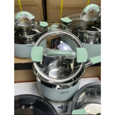 Bộ nồi KOSTCOR 9 đáy và 5 nồi chảo cao cấp, dùng mọi loại bếp, giảm giá 1,099,000 VND 8