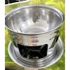 Bộ nồi lẩu 1 người inox Tiến Thành Giá sỉ 28.999VND kèm bếp dũng cho quán ăn 4