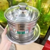 Bộ nồi lẩu 1 người inox Tiến Thành Giá sỉ 28.999VND kèm bếp dũng cho quán ăn 7
