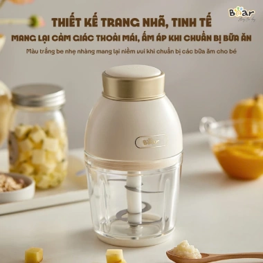 Bộ Nồi Nấu Cháo Chậm BEAR 4H10E 1L + Máy Xay Ăn Dặm D02Q1 0.6L Giá 1.221.000đ 6 Bộ Nồi Nấu Cháo Chậm BEAR 4H10E 1L + Máy Xay Ăn Dặm D02Q1 0.6L Giá 1.221.000đ 6