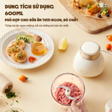 Bộ Nồi Nấu Cháo Chậm BEAR 4H10E 1L + Máy Xay Ăn Dặm D02Q1 0.6L Giá 1.221.000đ 7 Bộ Nồi Nấu Cháo Chậm BEAR 4H10E 1L + Máy Xay Ăn Dặm D02Q1 0.6L Giá 1.221.000đ 7