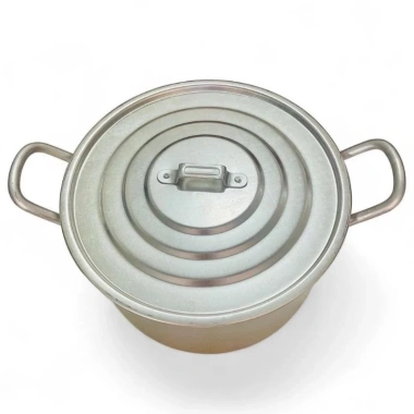 Bộ Nồi Nhôm Tem Xanh Dày Dặn Đủ Kích Cỡ 16-30cm - Nhôm Hải Phòng Giá Ưu Đãi 170k