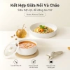 Bộ nồi Simplus x INSSA 2 món tháo rời chảo chiên 24cm nồi sữa 18cm chống dính giá 1.099.000đ 2