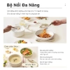 Bộ nồi Simplus x INSSA 2 món tháo rời chảo chiên 24cm nồi sữa 18cm chống dính giá 1.099.000đ 4