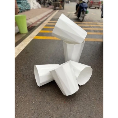 Bộ NPPPD 5 châu nhựa kim cương to kèm đĩa 31x39cm Trồng cây hoa cảnh bền giá ưu đãi 119k 4