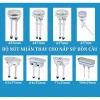 Bộ Nút Nhấn & Tay Gạt Cho Bộ Xả Bồn Cầu - Giá ưu đãi 29.000đ, dễ lắp đặt