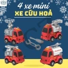 Bộ ô tô lắp ráp trẻ em 4 mẫu vàng đỏ - Mô hình xe công trình xây dựng kèm vít vặn, giá ưu đãi 111.198₫ 7
