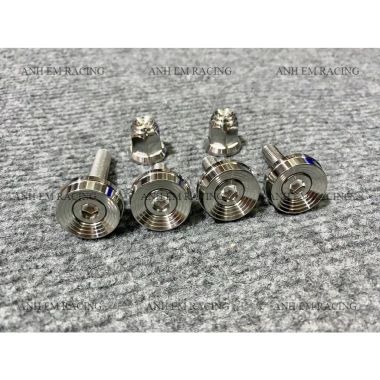 Bộ ốc khâu gác chân SALAYA V2 10ly - tán cốt gắp cho gác chân Wave dài ngắn, giảm 20% 5