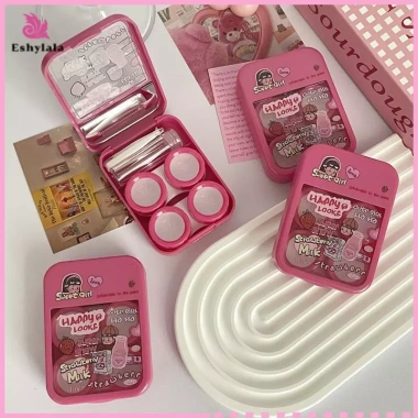 Bộ ốp lưng Mini Eshylala cho bé gái - Hộp lưu trữ ống kính du lịch di động, dễ thương, giảm giá 22% 7