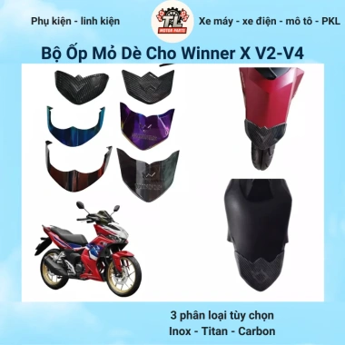 Bộ Ốp Mỏ Dè Winner X V2 V3 V4 2.019-2.025 Trước Sau Giá ưu đãi 49.876₫