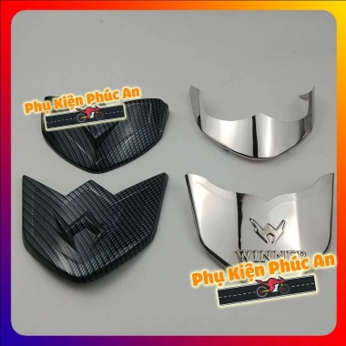 Bộ ốp mỏ đuôi dè xe WinnerX v2 v3 - Chỉ mũi chắn bùn trước sau, che mõm INOX & CARBON, giá chỉ 55.000 VND