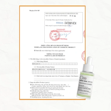 Bộ Osaci giảm mụn thâm sẹo, dưỡng trắng da, tăng collagen Serum 20ml + Kem 20g, giảm 20%