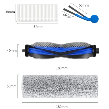 Bộ Phận Thay Thế Ecovacs T80: Con Lăn, Bàn Chải, Lọc HEPA, Túi Bụi, Cây Lau Sàn - 65.205₫ 2