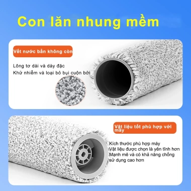 Bộ Phận Thay Thế Ecovacs T80: Con Lăn, Bàn Chải, Lọc HEPA, Túi Bụi, Cây Lau Sàn - 65.205₫ 3