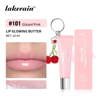 Bơ phát sáng môi 10ml + mặt dây chuyền anh đào - Son dưỡng ẩm lâu trôi, quà tặng 9