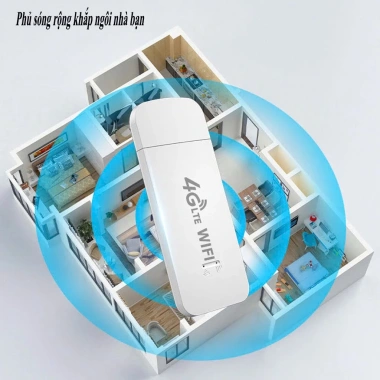 Bộ phát sóng Wifi 4G USB Dcom LTE tốc độ cao – Giá chỉ 35.000đ (giá gốc 42.000đ)