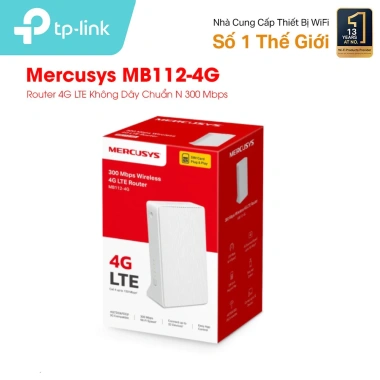 Bộ Phát Wifi 4G LTE Mercusys MB112-4G/MB115-4G - Tốc độ 300Mbps, Giá chỉ 700.000₫