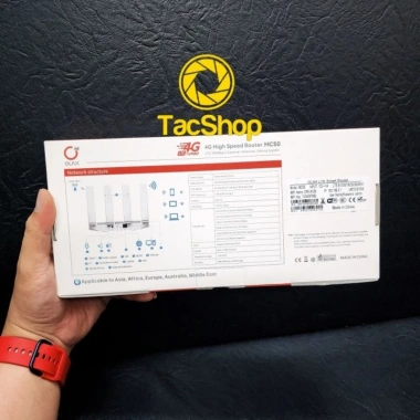 Bộ Phát Wifi 4G LTE Olax MC50 150Mbps - Điện trực tiếp, 1 LAN, 4 ăng ten, kết nối 10 thiết bị, giảm còn 640.000₫ 9