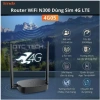 Bộ phát WiFi 4G LTE TENDA 4G05 Mixie - 3 LAN, 4 Antenna, Lắp Camera Xe Khách - Giá 898k