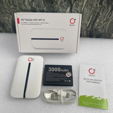 Bộ phát WiFi 4G OLAX MT10 Pin 3.000mAh, vừa sạc vừa dùng, hỗ trợ 15 thiết bị, 359.000₫ 4