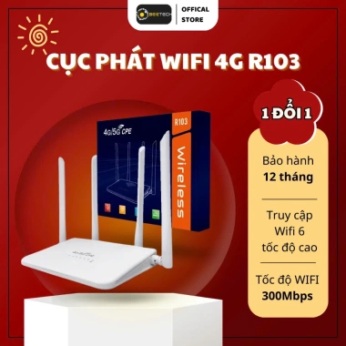 Bộ Phát Wifi 4G R103 BeeTech - Tốc độ 300Mbps, Wi-Fi nhanh cho khu vực không internet, giá 760.000₫ 10
