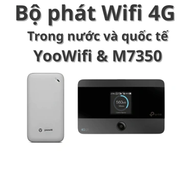 Bộ Phát Wifi 4G YooWifi M7.350 - Wifi Du Lịch Sim Chính Hãng, Giá 1.0 Triệu giảm 200k