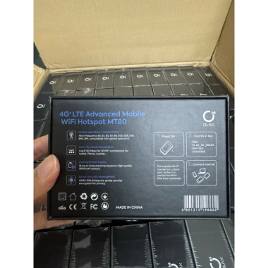 Bộ phát WiFi 4G/5G OLAX MT80 bỏ túi di động, màn hình, WiFi 6, sạc Type-C, hỗ trợ anten ngoài - Giá chỉ 579.000₫
