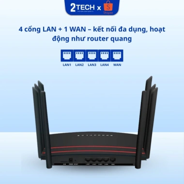 Bộ Phát Wifi 4G/5G Sim Data R29 B688 – Tốc độ 300Mbps, 4 Cổng LAN/WAN, Bảo hành 12 Tháng, Giá chỉ 849.000₫ 3
