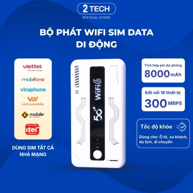 Bộ Phát Wifi Cầm Tay MS170 Sim Data 150Mbps - Wifi 6, Bảo Hành 12 Tháng