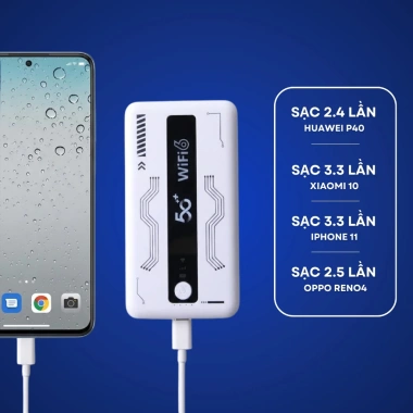 Bộ Phát Wifi Cầm Tay MS170 Sim Data 150Mbps - Wifi 6, Bảo Hành 12 Tháng