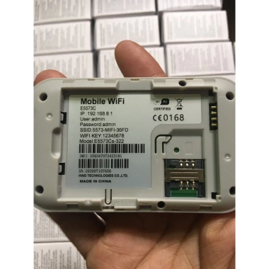 Bộ phát wifi Sim 4G E5.573S-856, hỗ trợ 8-10 thiết bị, du lịch & xe ôtô, giá chỉ 760.000đ
