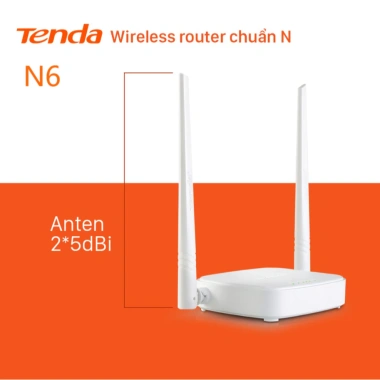 Bộ Phát WiFi Tenda N6 300Mbps Chuẩn N - Hàng Chính Hãng, Giá Ưu Đãi 309.000₫ 2