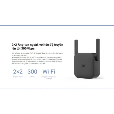 Bộ Phát Wifi Xiaomi Extender Pro CE - 400k, BH 12 tháng, Tăng tốc, phủ sóng rộng 4 Bộ Phát Wifi Xiaomi Extender Pro CE - 400k, BH 12 tháng, Tăng tốc, phủ sóng rộng 4