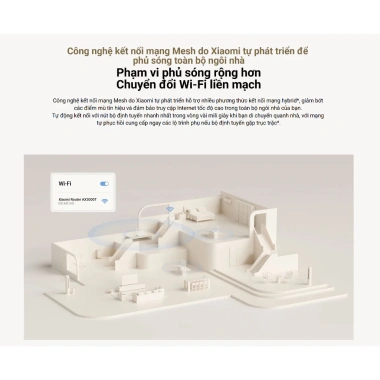 Bộ Phát Wifi Xiaomi Router AXT3.000 trắng - WiFi 6 tốc độ 3.000Mbps, phủ sóng rộng, BH 6 tháng, giảm giá 1.190.000 VND 8