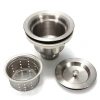Bộ phễu thoát inox 110mm-140mm cho chậu rửa bát, bầu xả hộc chén, giá ưu đãi 65k