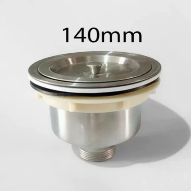 Bộ phễu thoát inox 110mm-140mm cho chậu rửa bát, bầu xả hộc chén, giá ưu đãi 65k