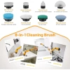 Bộ Phụ Kiện Bàn Chải Vệ Sinh Qimedo - Đầu Đa Năng Chống Nước, Pin 21V, Chuyển Đổi Nguồn 2