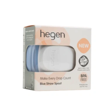 Bộ phụ kiện bình ống hút Hegen Straw Spout PPSU 330ml nắp nhỏ - Nhiều màu, an toàn cho bé, giảm giá 385.000₫