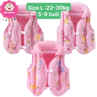 Bộ phụ kiện bơi cho bé: nón, mắt kính, phao tay, áo phao - Tập bơi và đi biển, chỉ 39.000₫ 5