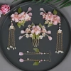Bộ phụ kiện Hanfu: Vật trang sức đầu, kẹp tóc, bông tai, lược - Giá chỉ 75.816 VND