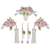 Bộ phụ kiện Hanfu: Vật trang sức đầu, kẹp tóc, bông tai, lược - Giá chỉ 75.816 VND 5