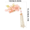 Bộ phụ kiện Hanfu: Vật trang sức đầu, kẹp tóc, bông tai, lược - Giá chỉ 75.816 VND 8