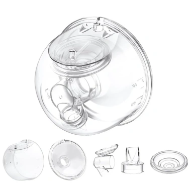 Bộ phụ kiện máy hút sữa KIUMO Q5 - Màng hút, van silicone, phễu silicone, cup đựng sữa, thân nối - Giá chỉ 32.000₫