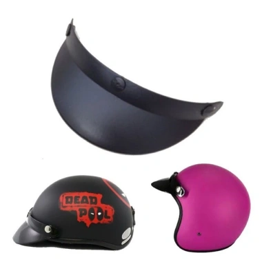 Bộ phụ kiện mũ bảo hiểm 3/4 đầu GRO HELMET - mũ Honda, nửa đầu, giá 4.000₫