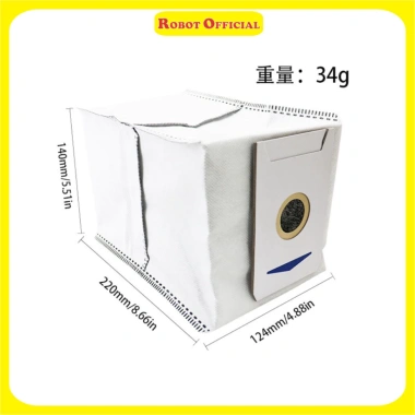 Bộ phụ kiện robot hút bụi T30/T30S Pro Max Omni - Khăn lau, chổi chính, chổi cạnh, túi rác, lọc bụi - Giá chỉ 49.000đ 10