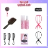 Bộ phụ kiện tóc giả 6 món: lược chải, wig cap, xịt dưỡng, lưới trùm, giá đỡ - chỉ 12.000 VND (giá gốc 15.360 VND)