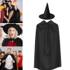 Bộ Phụ Kiện Trang Phục Phù Thủy Halloween Cosplay - Áo Khoác, Mũ cho Trẻ Em & Người Lớn, Giảm giá 102.492₫ 4