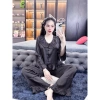 Bộ pijama bèo tròn 4 nơ nhỏ tay dài, quần dài túi, quần sâu freesize 40-80kg 165.000₫ 7