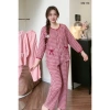 Bộ pijama dài tay caro cao cấp, áo quần có túi, vải mềm mịn mát - 183.700₫ 2